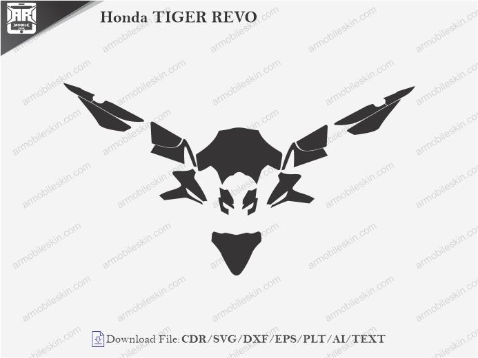 Honda Tiger REVO Wrap Skin Template
