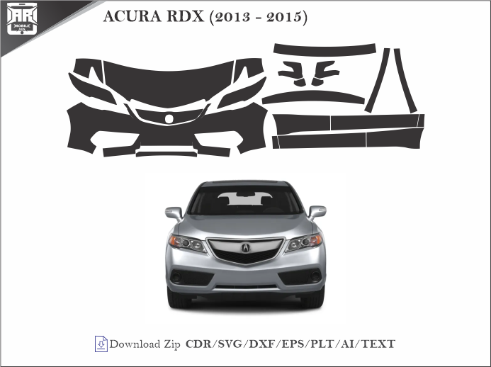 ACURA RDX (2013 - 2015) Car PPF Template