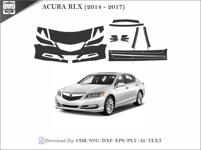 ACURA RLX (2014 – 2017) Car PPF Template