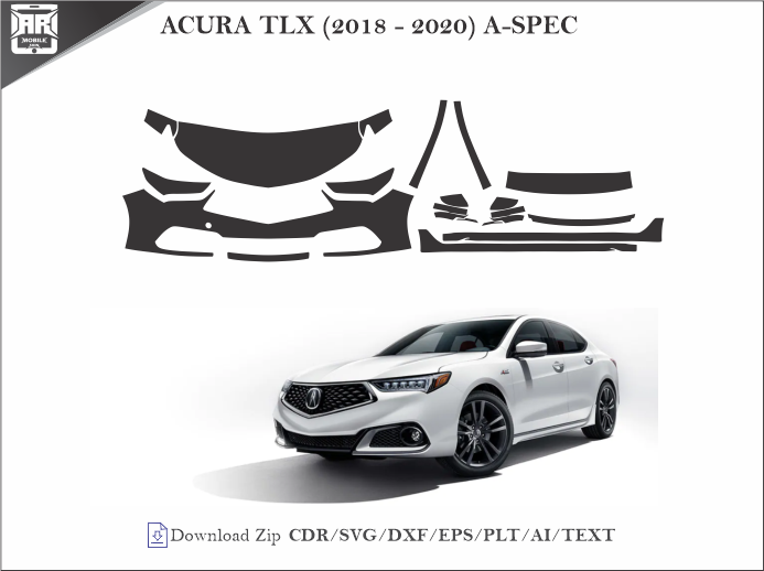 ACURA TLX (2018 - 2020) A-SPEC Car PPF Template