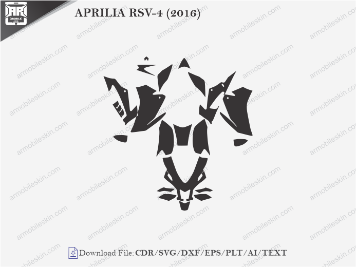 APRILIA RSV-4 (2009) PPF Cutting Template