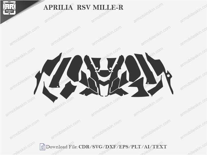 APRILIA RSV MILLE-R (2004) PPF Cutting Template