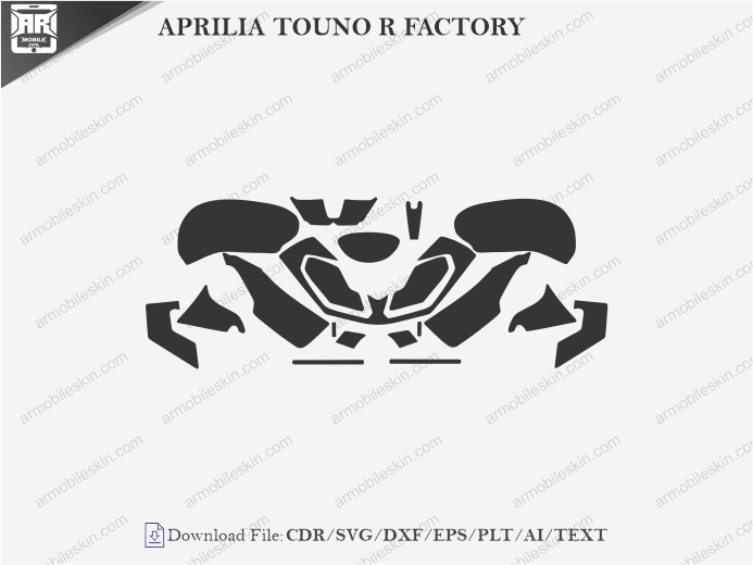 APRILIA TOUNO R FACTORY PPF Cutting Template