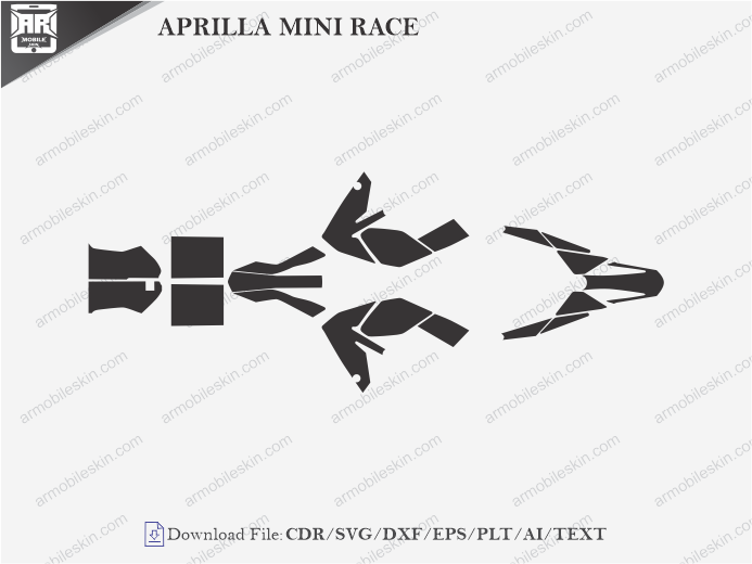 APRILLA MINI RACE Vinyl Wrap Template