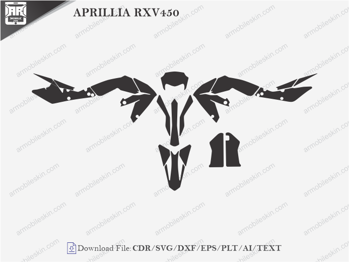 APRILLIA RXV450 Vinyl Wrap Template