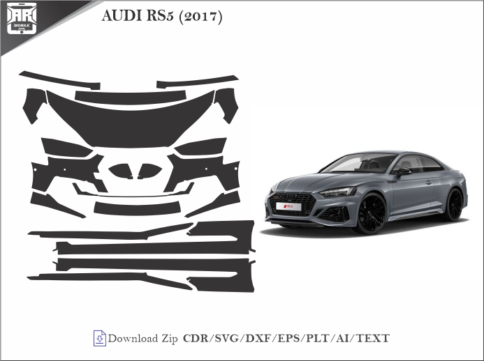 AUDI RS5 (2017) Car PPF Template
