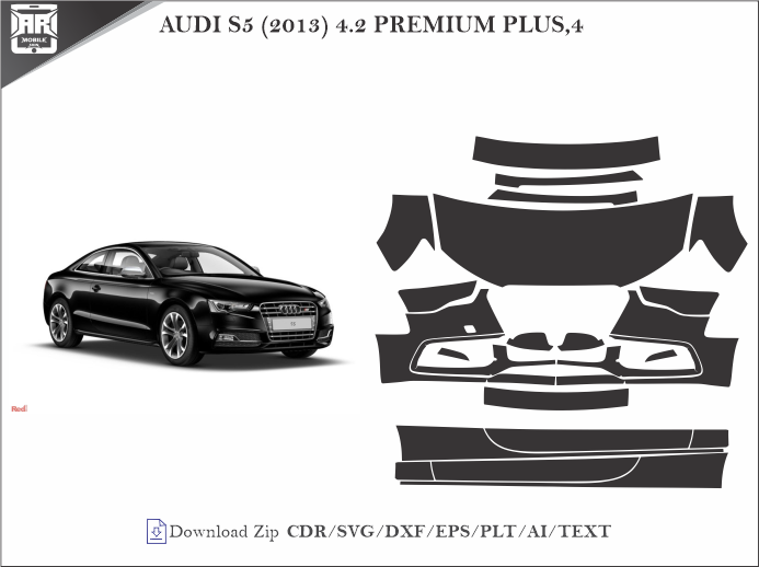 AUDI S5 (2013) 4.2 PREMIUM PLUS,4 Car PPF Template