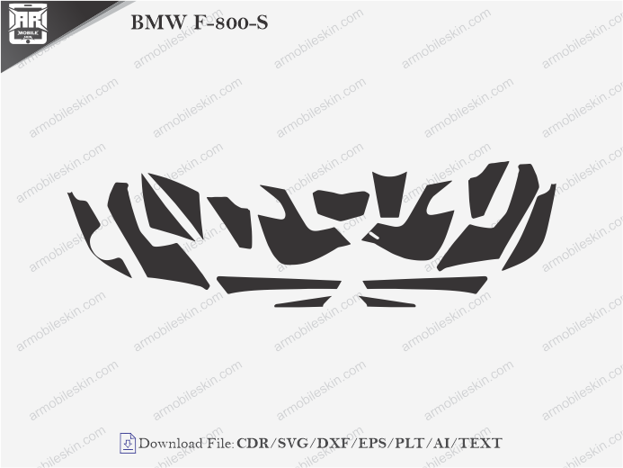 BMW F 800 S (2006) PPF Cutting Template