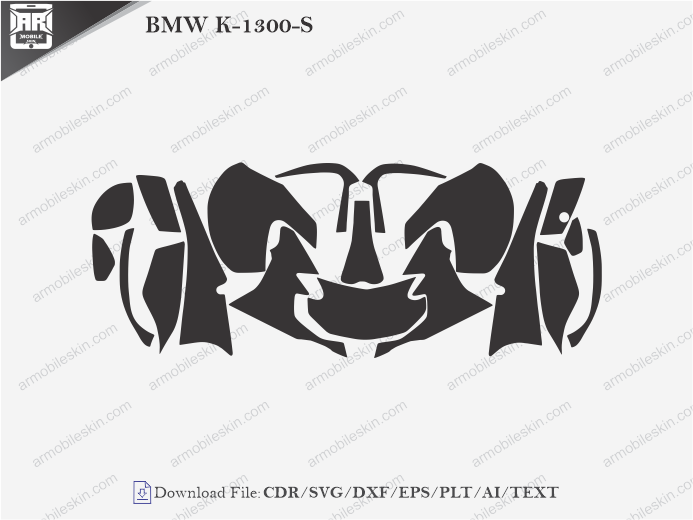 BMW K-1300-S PPF Cutting Template