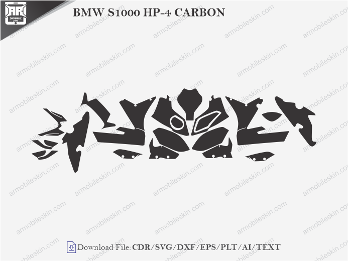 BMW S1000 HP-4 CARBON PPF Cutting Template