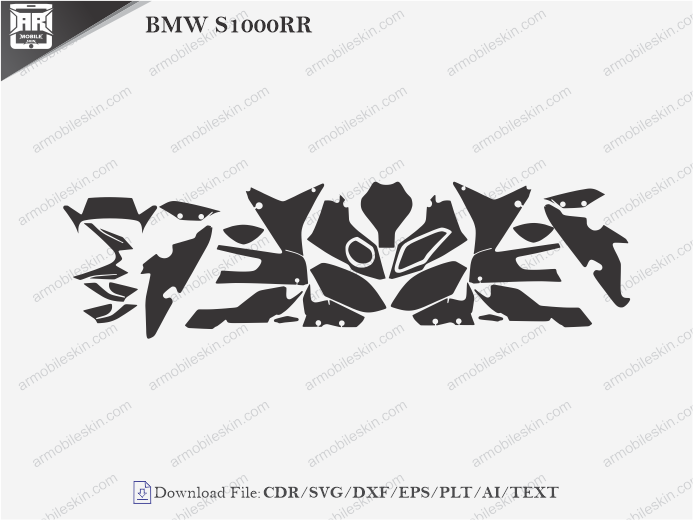 BMW S1000RR PPF Cutting Template