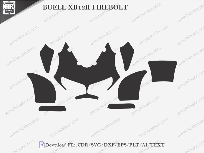BUELL XB12R FIREBOLT (2002 – 2004) PPF Cutting Template