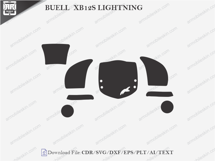 BUELL XB12S LIGHTNING PPF Cutting Template