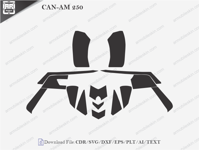 CAN-AM 250 PPF Cutting Template