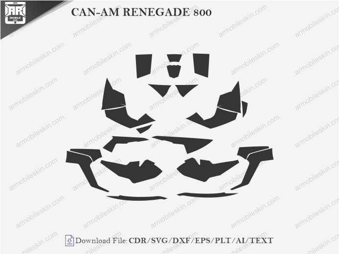 CAN-AM RENEGADE 800 PPF Cutting Template