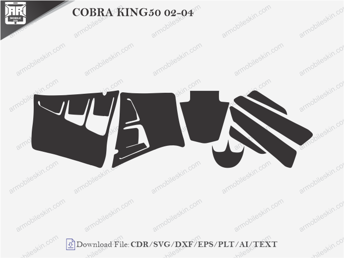COBRA KING50 02-04 Vinyl Wrap Template