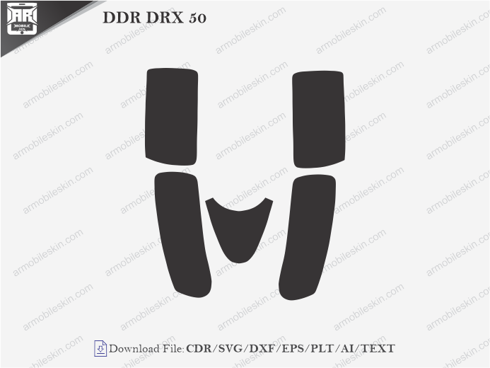 DDR DRX 50 PPF Cutting Template