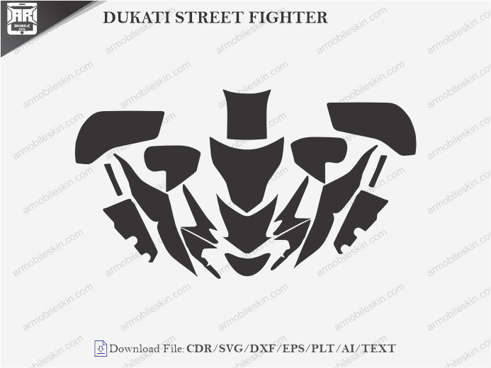 DUCATI STREET FIGHTER (2009) PPF Cutting Template