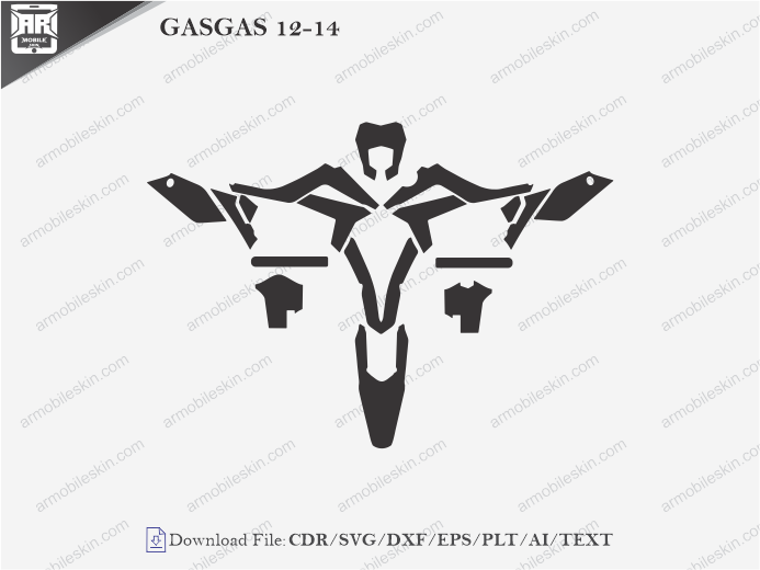 GASGAS 12-14 Vinyl Wrap Template