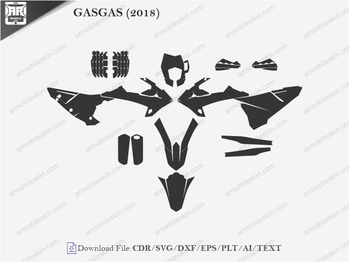 GASGAS (2018) Vinyl Wrap Template