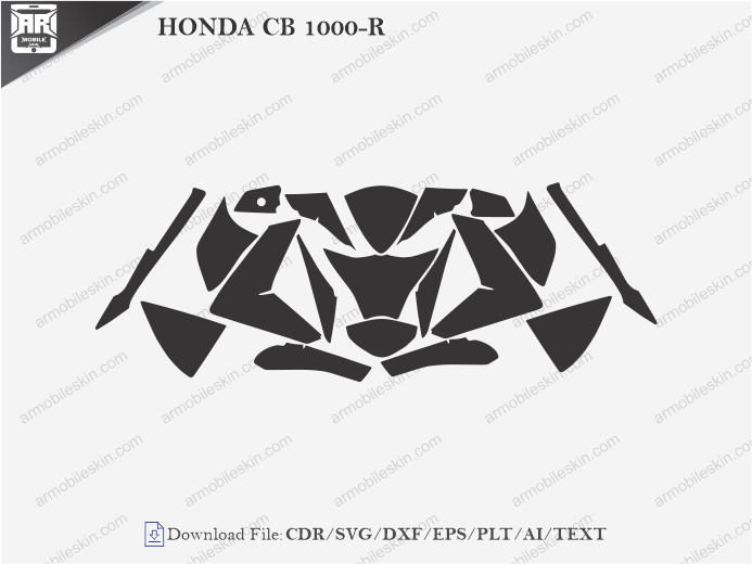 HONDA CB 1000-R PPF Cutting Template