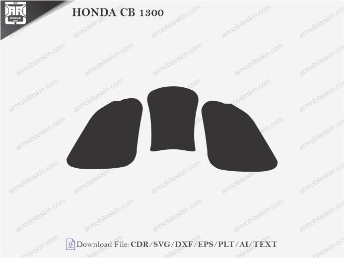 HONDA CB 1300 (2003) PPF Cutting Template