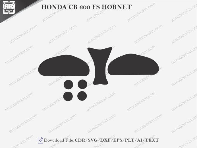 HONDA CB 600 FS HORNET PPF Cutting Template