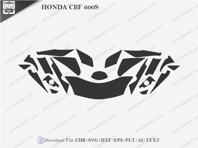 HONDA CBF 600S (2006) PPF Cutting Template