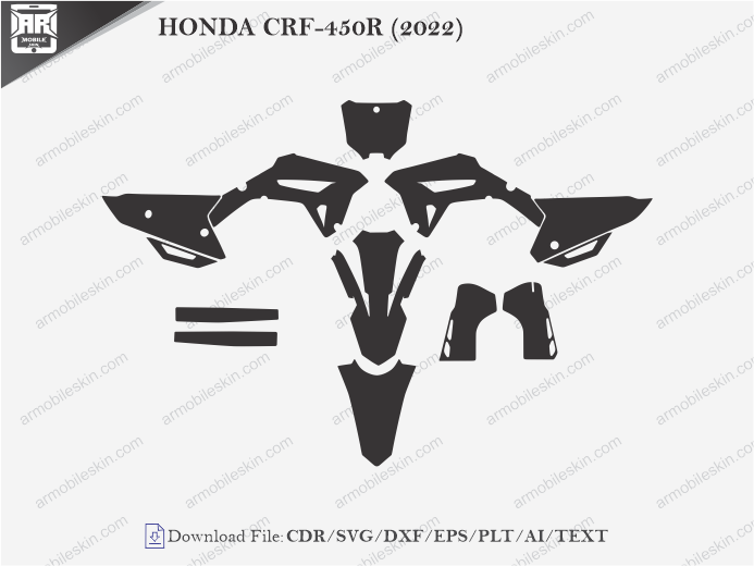 HONDA CRF-450R (2022) Wrap Skin Template