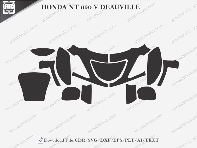 HONDA NT 650 V DEAUVILLE PPF Cutting Template