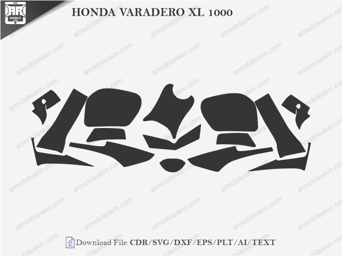 HONDA VARADERO XL 1000 PPF Cutting Template