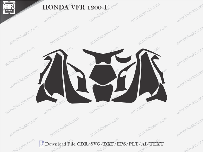 HONDA VFR 1200-F PPF Cutting Template