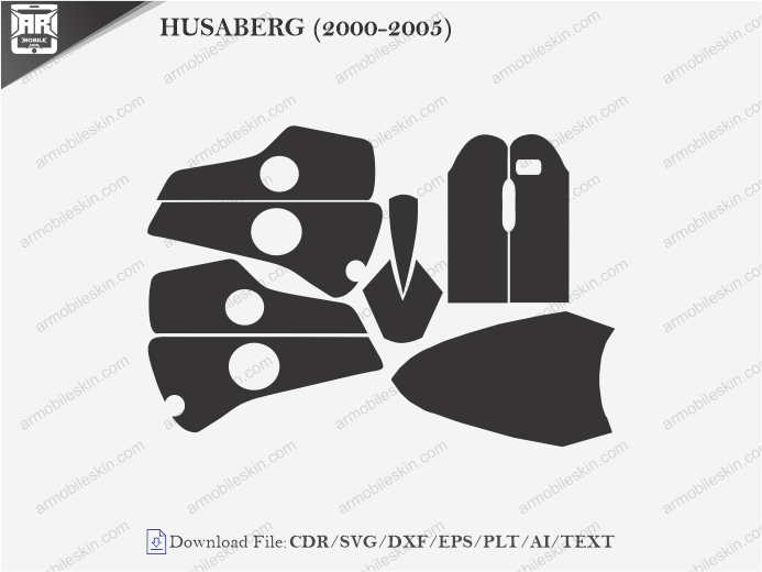 HUSABERG (2000-2005) Vinyl Wrap Template