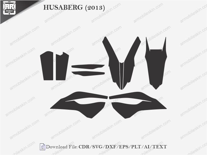 HUSABERG (2013) Vinyl Wrap Template