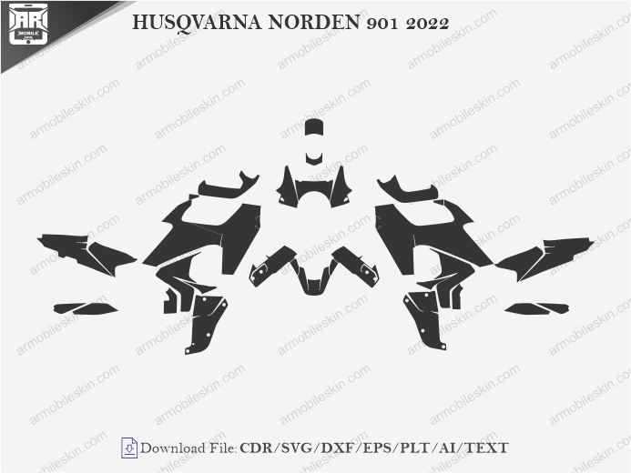 HUSQVARNA NORDEN 901 2022 Vinyl Wrap Template