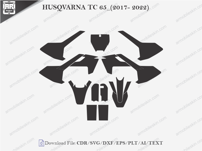 HUSQVARNA TC 65_(2017- 2022) Vinyl Wrap Template