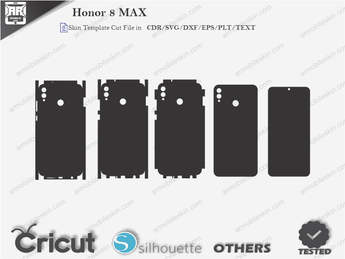 Honor 8 MAX Skin Template Vector