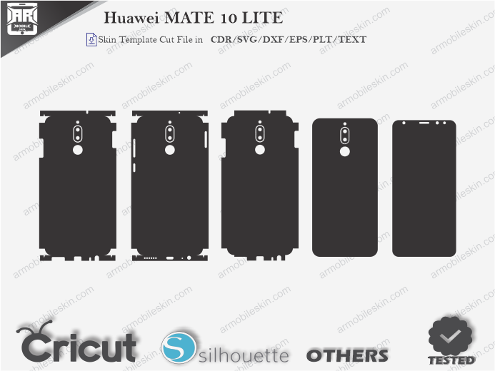 Huawei MATE 10 LITE Skin Template Vector