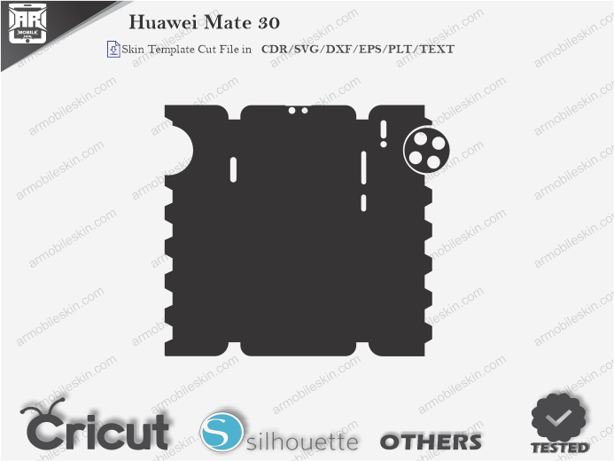 Huawei Mate 30 Skin 360 Template