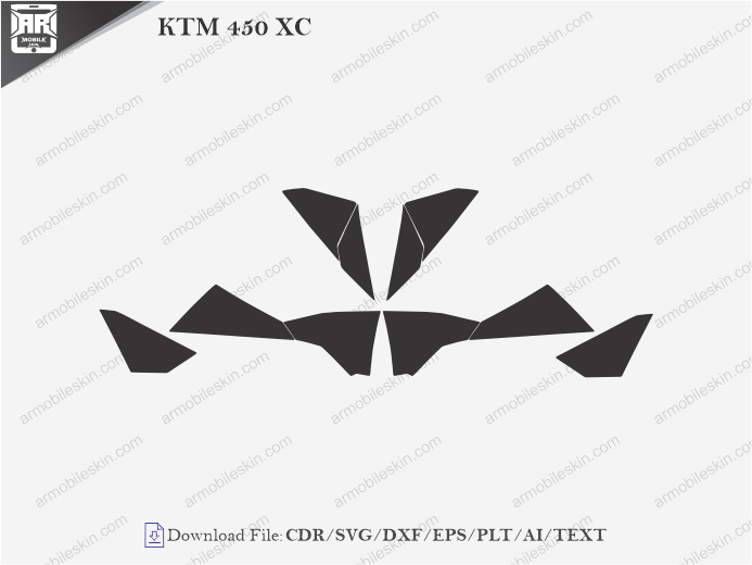 KTM 450 XC PPF Template