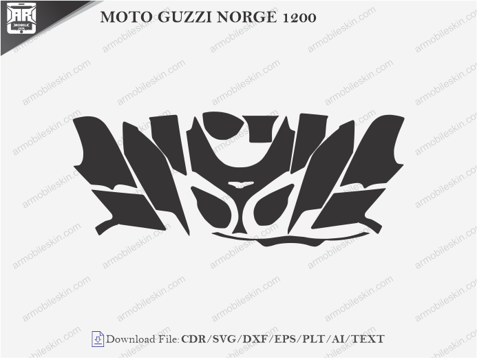 MOTO GUZZI NORGE 1200 (2005) PPF Cutting Template