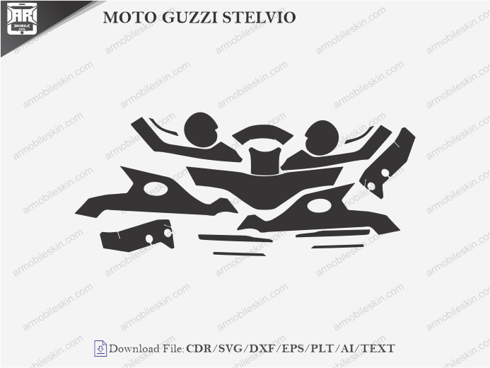 MOTO GUZZI STELVIO (2009) PPF Cutting Template