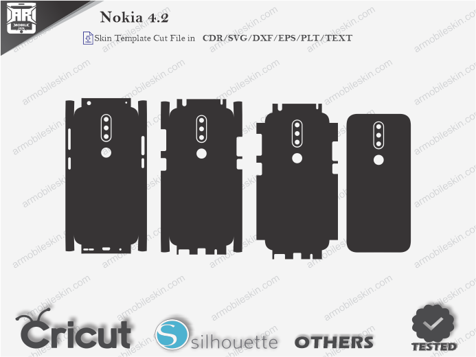 Nokia 4.2 Skin Template Vector