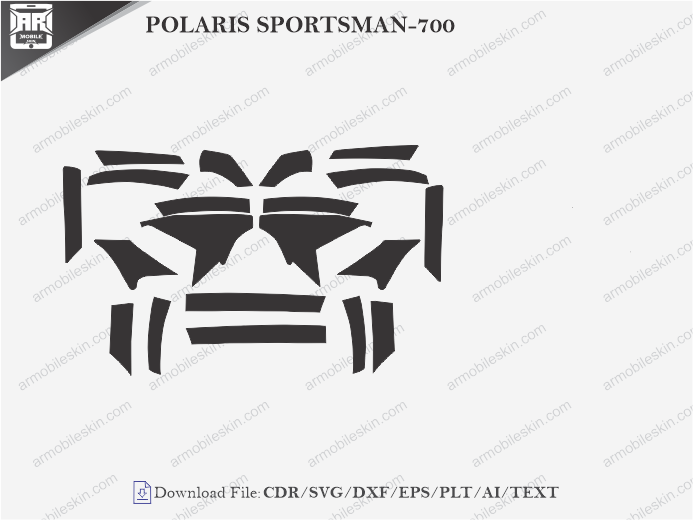 POLARIS SPORTSMAN-700 Vinyl Wrap Template