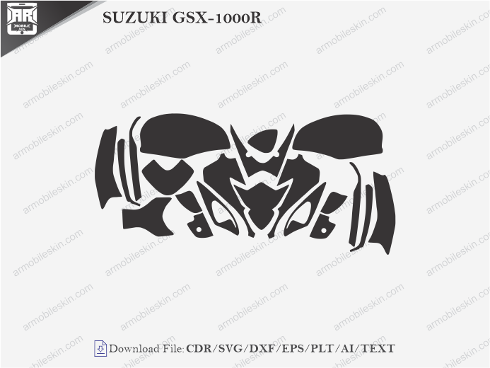 SUZUKI GSX-1000R PPF Cutting Template