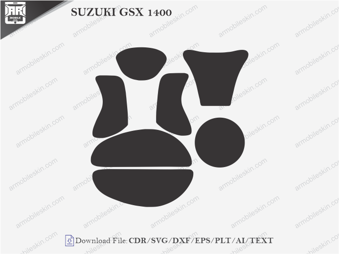 SUZUKI GSX 1400 (2005) PPF Cutting Template
