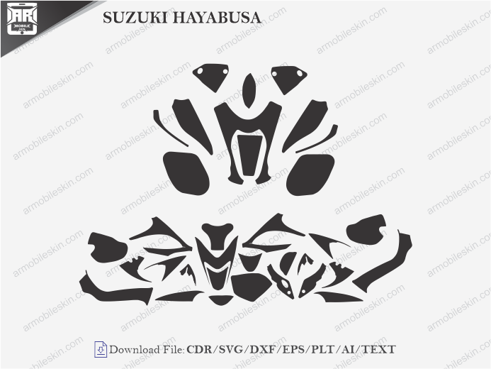 SUZUKI HAYABUSA PPF Cutting Template