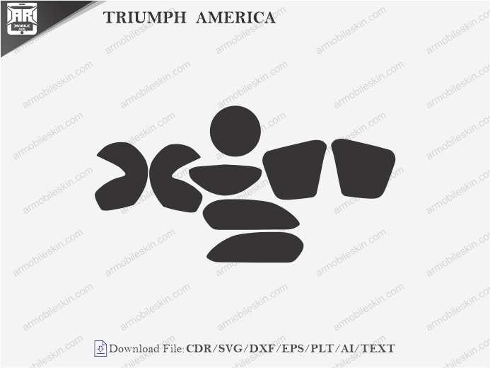 TRIUMPH AMERICA (2007) PPF Cutting Template