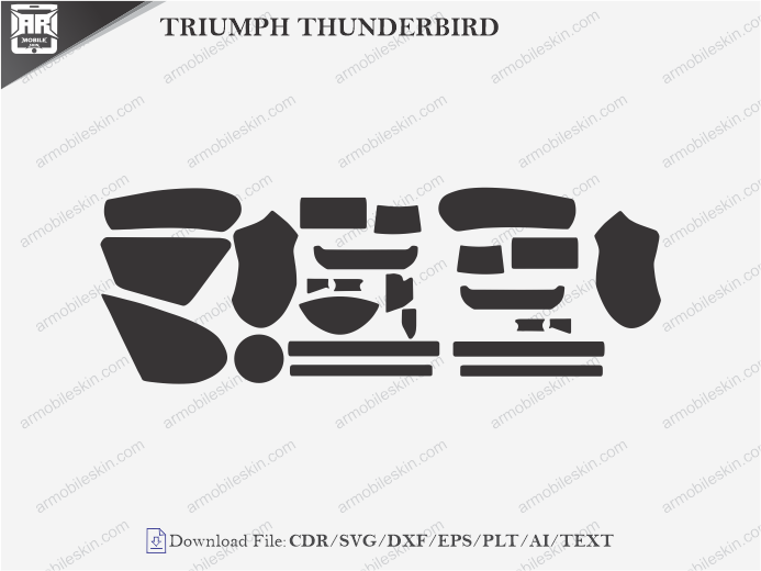 TRIUMPH THUNDERBIRD (2002 – 2009) PPF Cutting Template