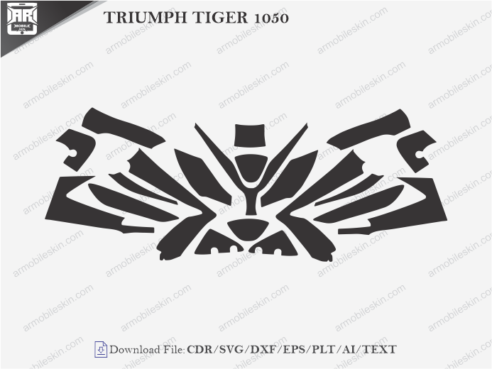 TRIUMPH TIGER 1050 (2007 – 2010) PPF Cutting Template